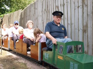 Edgy in full control of 'Sparky' For once, I know where I'm going!